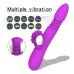 Consolador Vibrador Lengua Calentador Doble Estimulación