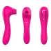 Vibrador Succionador Usb Calor Doble Estimulación