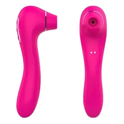 Vibrador Succionador Usb Calor Doble Estimulación