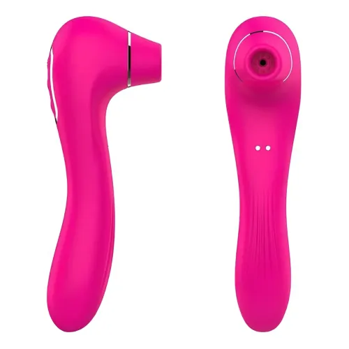 Vibrador Succionador Usb Calor Doble Estimulación