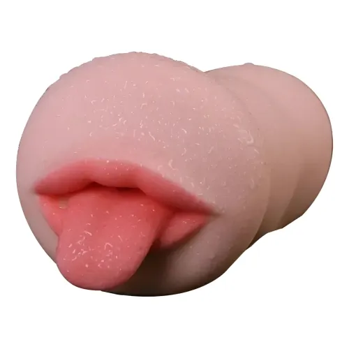 Masturbador Masculino Boca Succión Lengua Sexo Oral Boca Piel