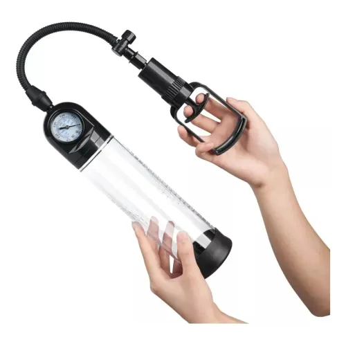 Bomba Peneana Con Manómetro Vacío Para Erección Hombre Peneano