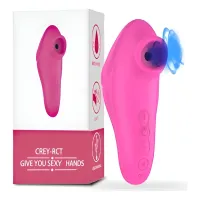 Vibrador Succionador Clitoris Usb Recargable Rosa