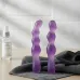 Set X2 Dilatador Anal Curvo Silicona Doble Estimulación Violeta