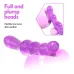 Set X2 Dilatador Anal Curvo Silicona Doble Estimulación Violeta