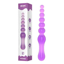 Plug Anal Cuentas Dilatador Inexpulsable Violeta Plug Anal Cuentas Dilatador Inexpulsable Violeta