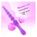 Plug Anal Cuentas Dilatador Inexpulsable Violeta