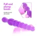 Plug Anal Cuentas Dilatador Inexpulsable Violeta