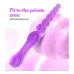 Plug Anal Cuentas Dilatador Inexpulsable Violeta