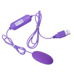 Vibrador Bala 10 Funciones Clítoris USB Mini