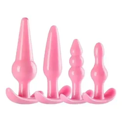 Plug Anal Dilatadores Diferentes Tamaños Kit 4 Plug Anal Dilatadores Diferentes Tamaños Kit 4