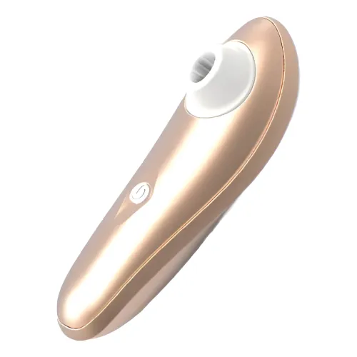 Vibrador Succionador Clítoris Vagina Dual Dorado Dorado