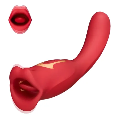 Succionador De Clítoris O Pezones Boca Lengua Estimulador