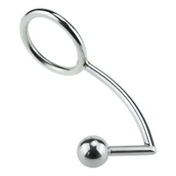 Gancho Anal Metálico Estimulador Próstata Acero - Gris Gancho Anal Metálico Estimulador Próstata Acero - Gris