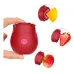 Vibrador Succionador Rosa Flor Clitoris Usb Recargable