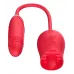 Vibrador Succionador Clítoris Doble Rosa Recargable Iman Rojo