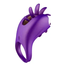 Anillo Vibrador Estimulador Clitoris Pene Lengua Usb