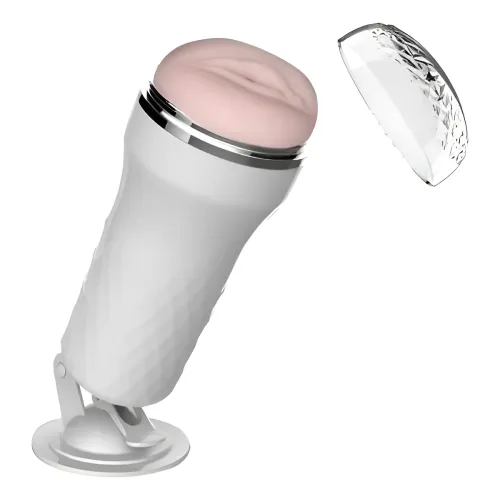 Masturbador Vagina Silicona Ventosa