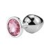Plug Anal Joya Cristal Metal Talle L