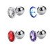 Plug Anal Joya Cristal Metal Talle L