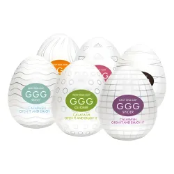 Huevo Masturbador Tenga Original Pack X6 Texturas Surtidas