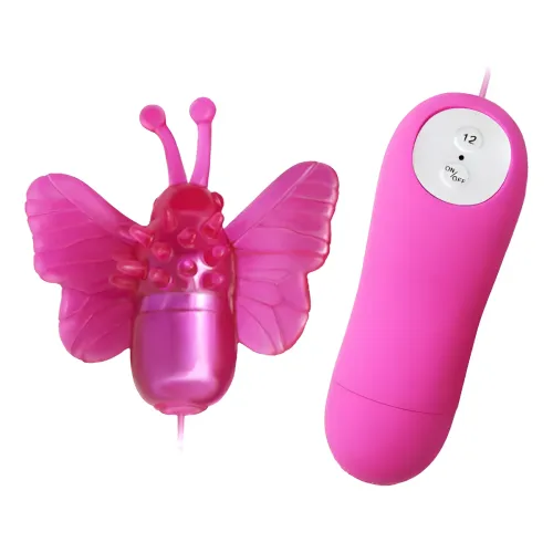 Vibrador Mariposa Estimulador Control Clítoris 12 Funciones