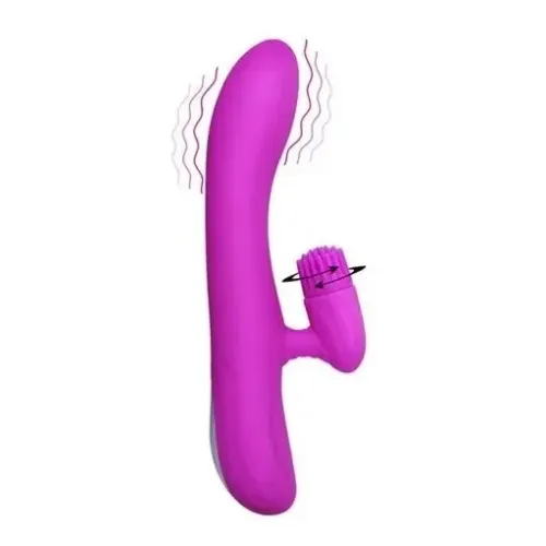 Vibrador Rotador Clitorial Y Punto G Usb Pretty Love Elton