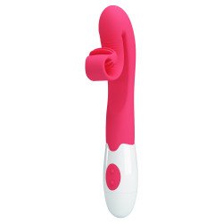 Vibrador 30 Modos Punto G Clítoris Flexible Pila Pretty Love