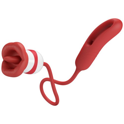 Vibrador Doble Lengua Punto G Clítoris USB Recargable Alyss