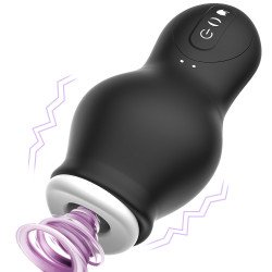 Masturbador Hombre Copa Succión Vibración 7 Modos USB