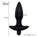 Plug Anal Vibrador Silicona Negro 10 Modos Potente