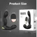 Vibrador Prostático Anal Control Remoto Usb 10 Modos Negro
