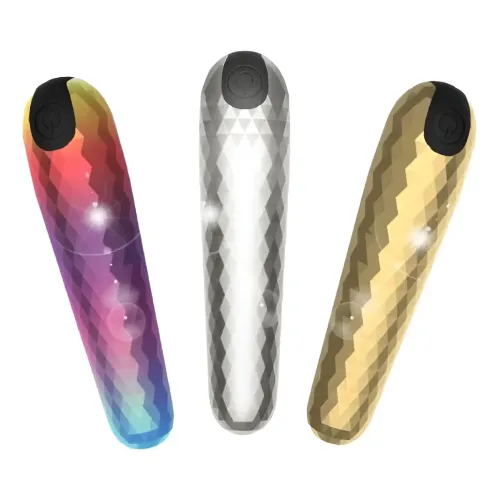 Bala Estimulador Clítoris Inalámbrico Usb Plateado