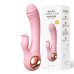Vibrador Dual Calentador Lengua Punto G Clítoris USB Vibrador Dual Calentador Lengua Punto G Clítoris USB