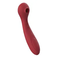 Vibrador Succionador Clítoris Air Pulse Usb 12 Modos - Rojo