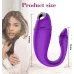 Vibrador Pareja Doble Estimulador Punto G Herradura Violeta