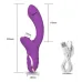 Vibrador Succionador 10 Modos Carga Magnética Clítoris - Violeta Vibrador Succionador 10 Modos Carga Magnética Clítoris - Violeta