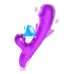 Vibrador Triple Succionador Consolador Estimulador Clítoris Rojo