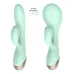 Vibrador Inflable Consoldor Vaginal Anal 10 Modos Usb Celeste