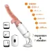 Vibrador Retráctil Realista Ventosa Control Remoto USB