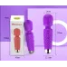 Vibrador Wand Clítoris Masajeador Potente Usb Silicona Rosa